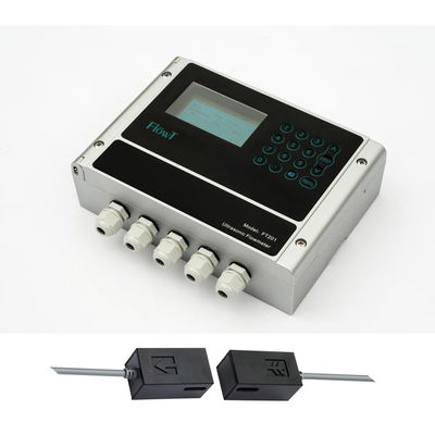 calidad  Wall Mounted Water Flow Meter Ultrasonic Doppler Type Portable 12VDC fábrica